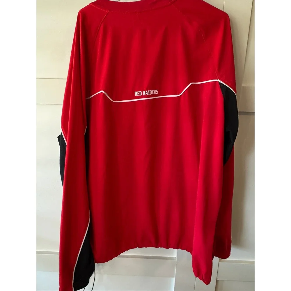 Under Armour Mens Texas Tech Red‎ Raiders Quarter Zip Windbreaker Red XL Loose